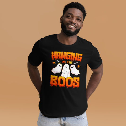 Hanging with my BOOS - Gespenstisches Halloween T-Shirt