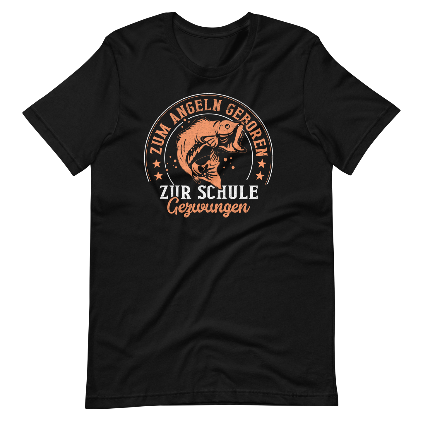Zum Angeln geboren, zur Schule gezwungen T-Shirt für Angelliebhaber