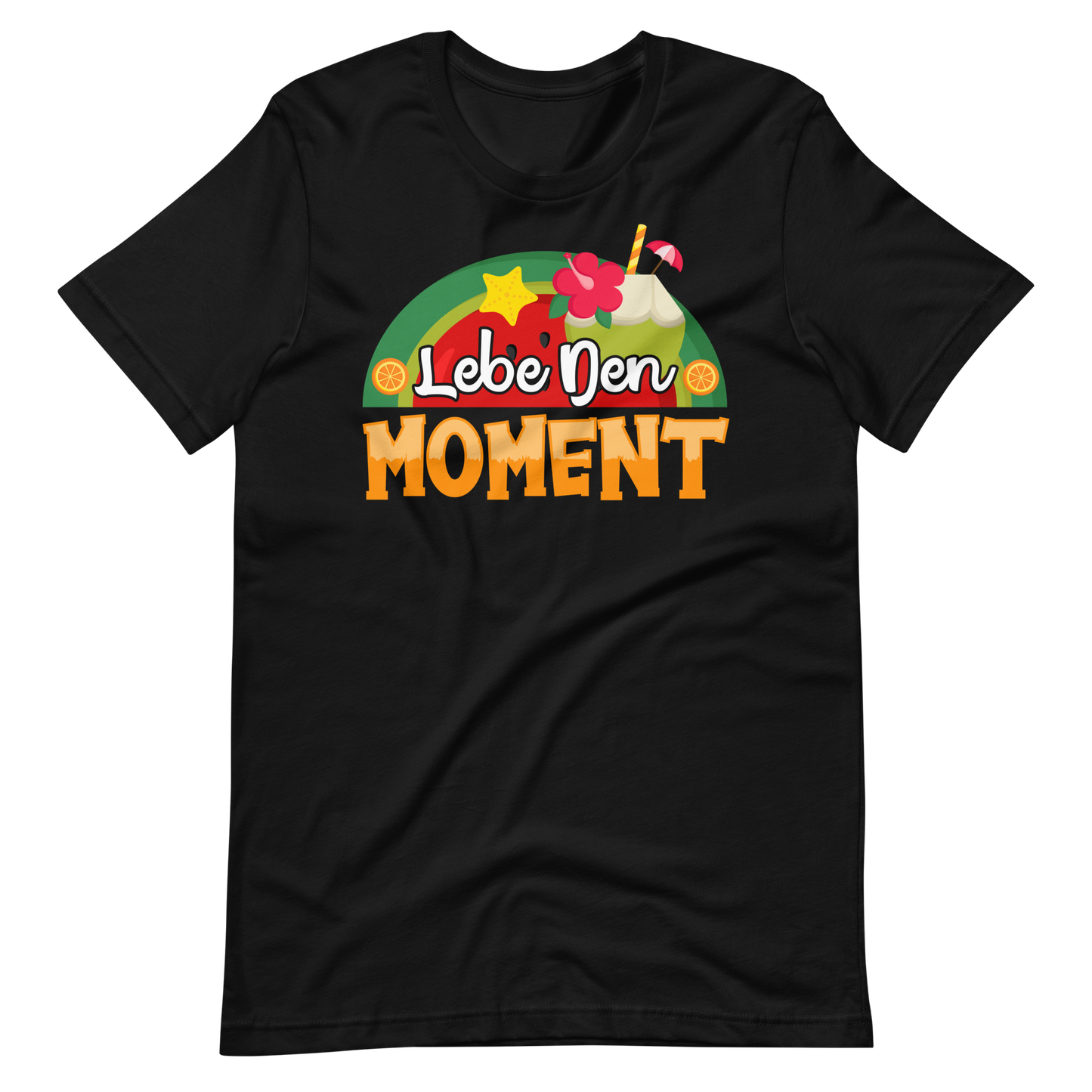 Sommer-T-Shirt "Moment leben!" | Positiver Style