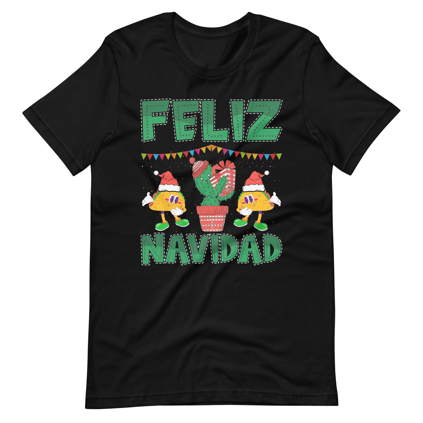 Frohe Weihnachten T-Shirt: Feliz Navidad, Merry Christmas