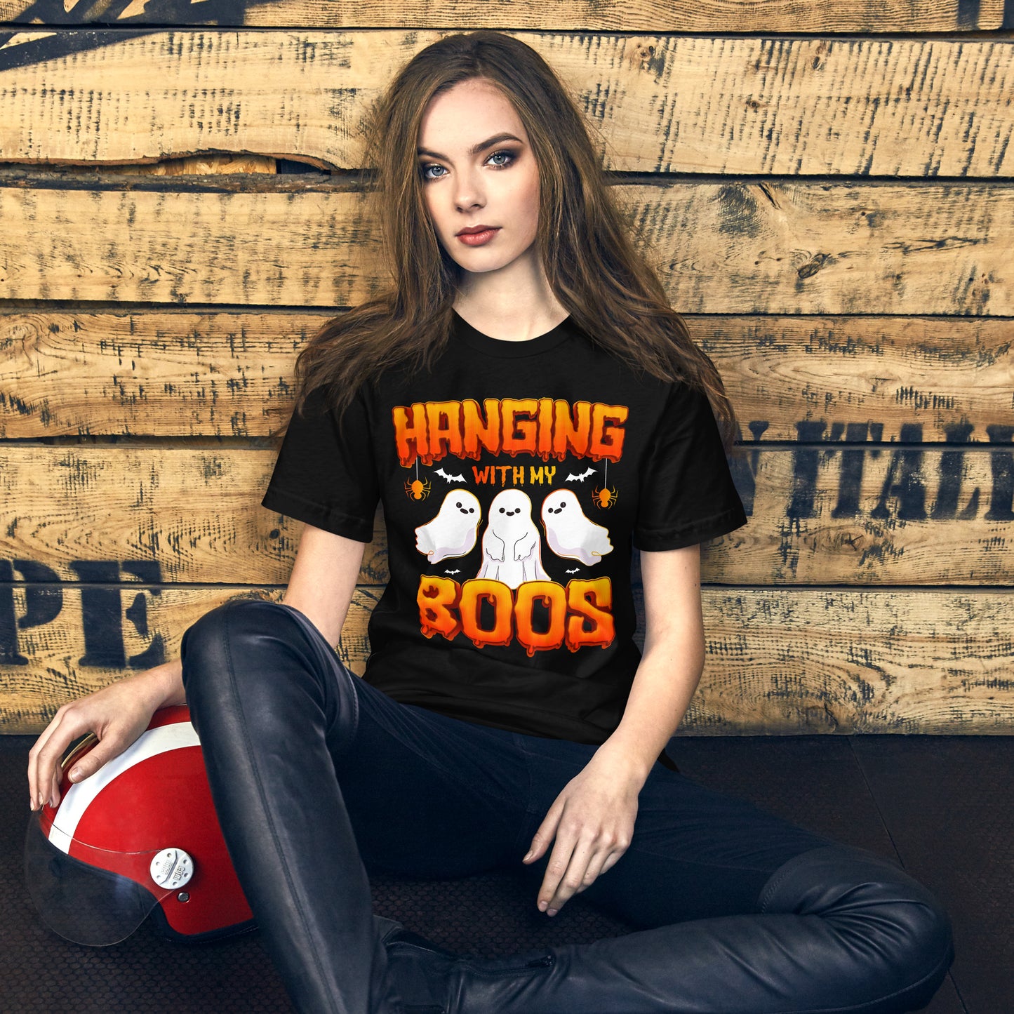 Hanging with my BOOS - Gespenstisches Halloween T-Shirt