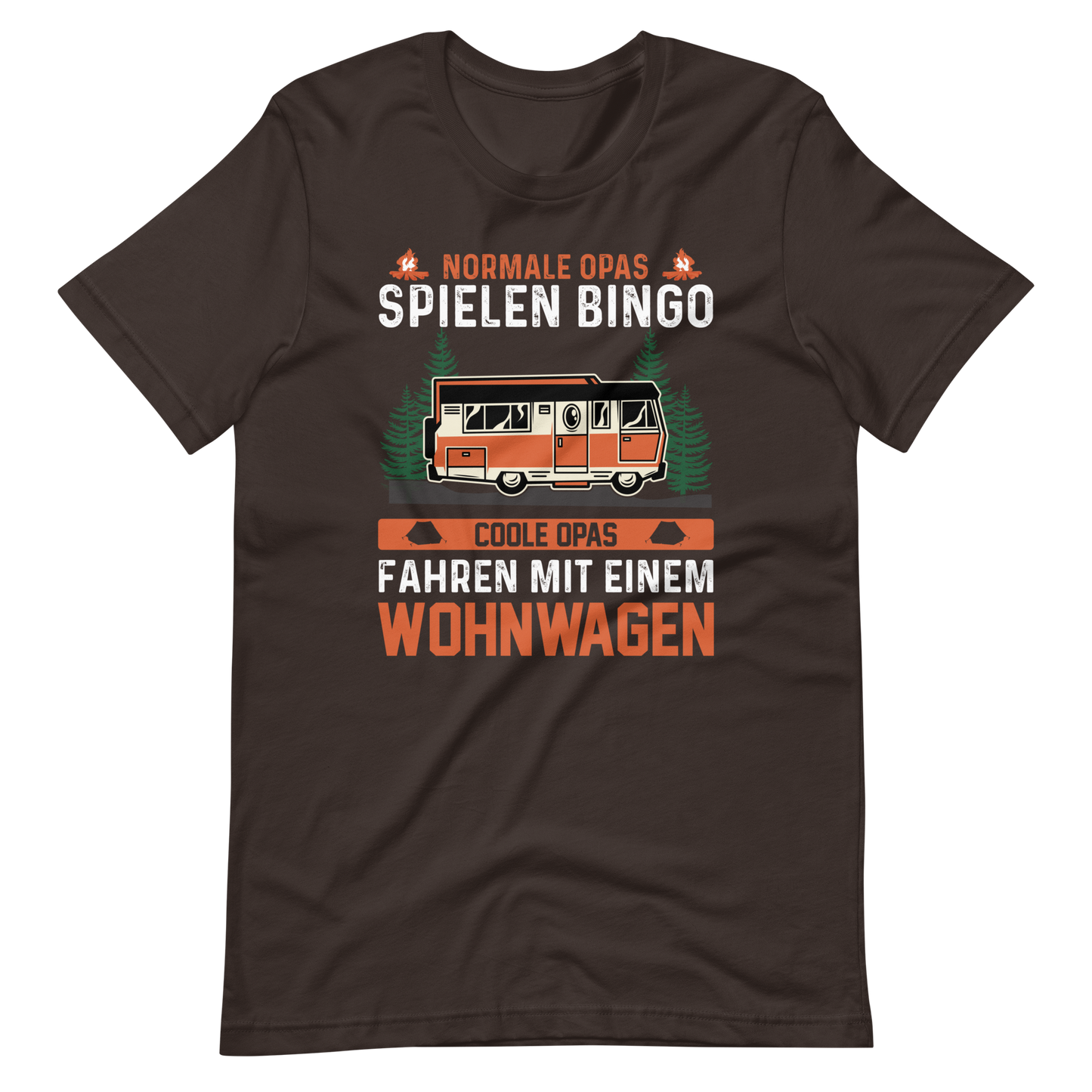 COOLE Opas fahren Wohnwagen! Lustiges T-Shirt für Camping-Fans