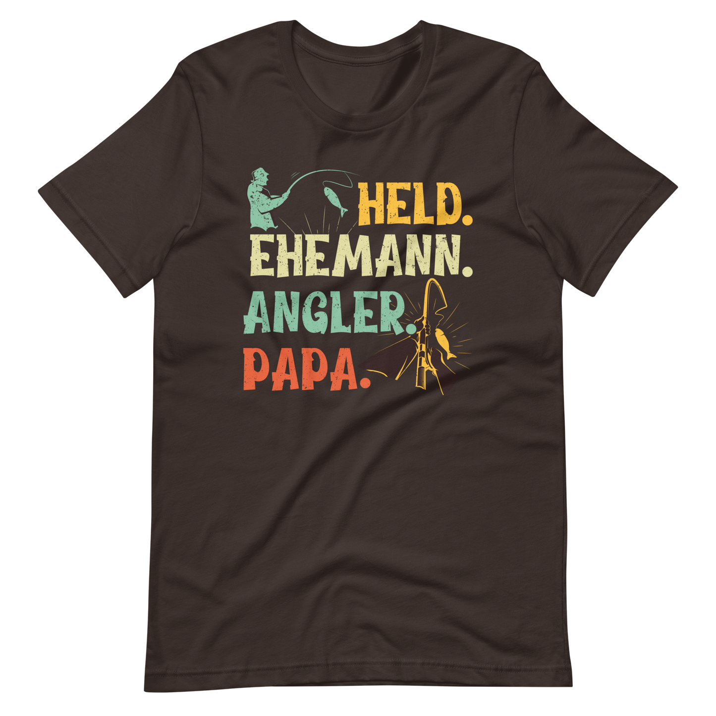 Held, Ehemann, Angler, PAPA! - Witziges Vatertag T-Shirt