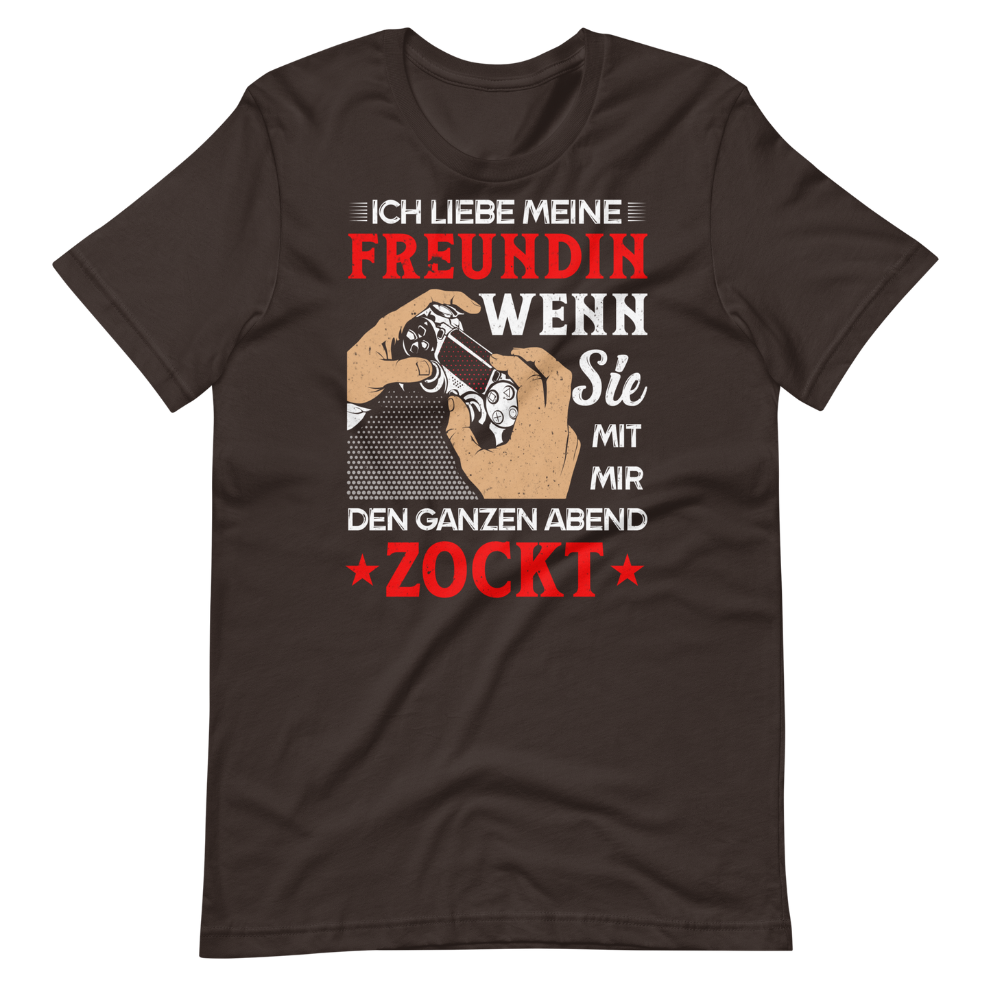 Gamer-Kapuzenpullover Zocker-Erlebnisse | Spruch: "Liebe, wenn Freundin zockt!"