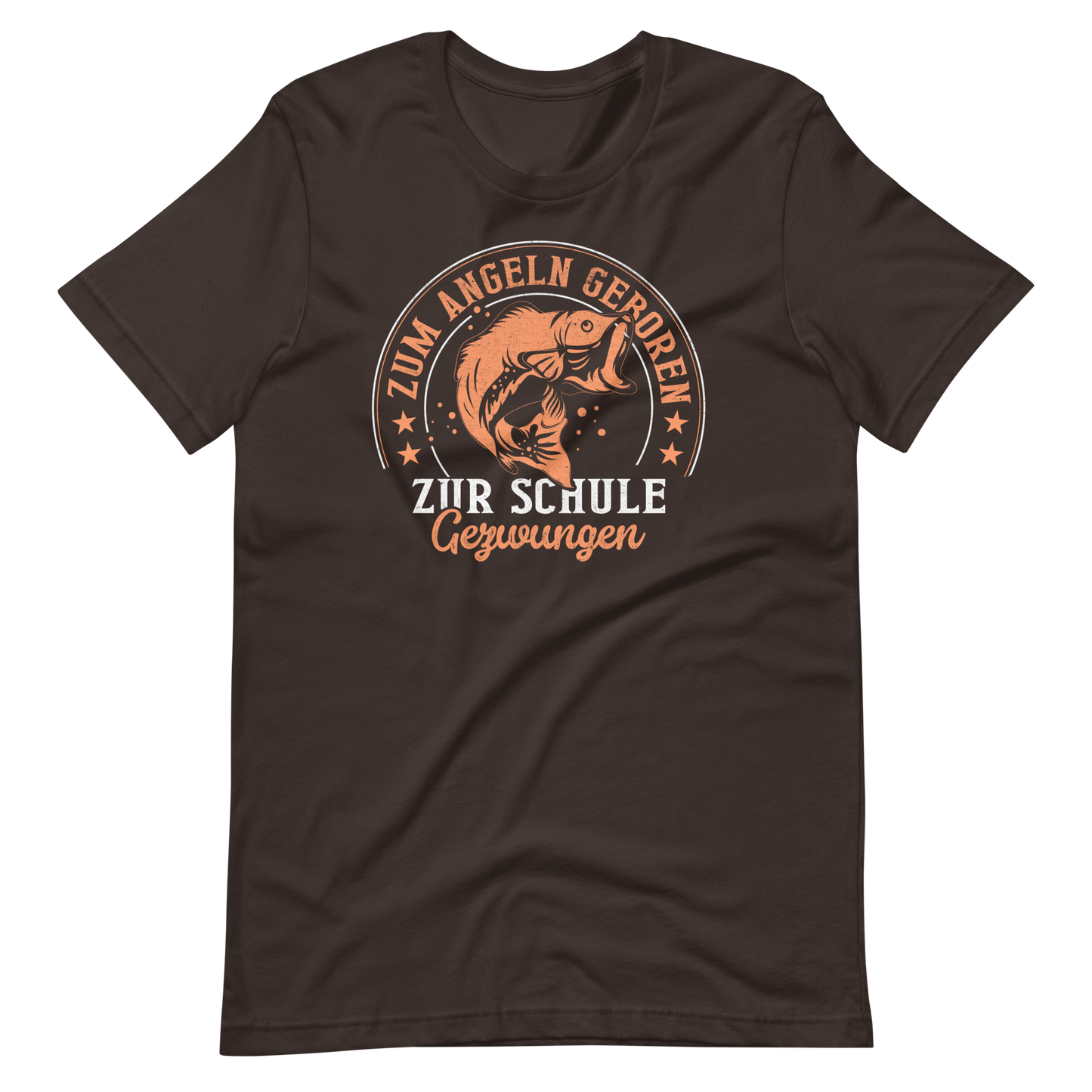 Zum Angeln geboren, zur Schule gezwungen T-Shirt für Angelliebhaber