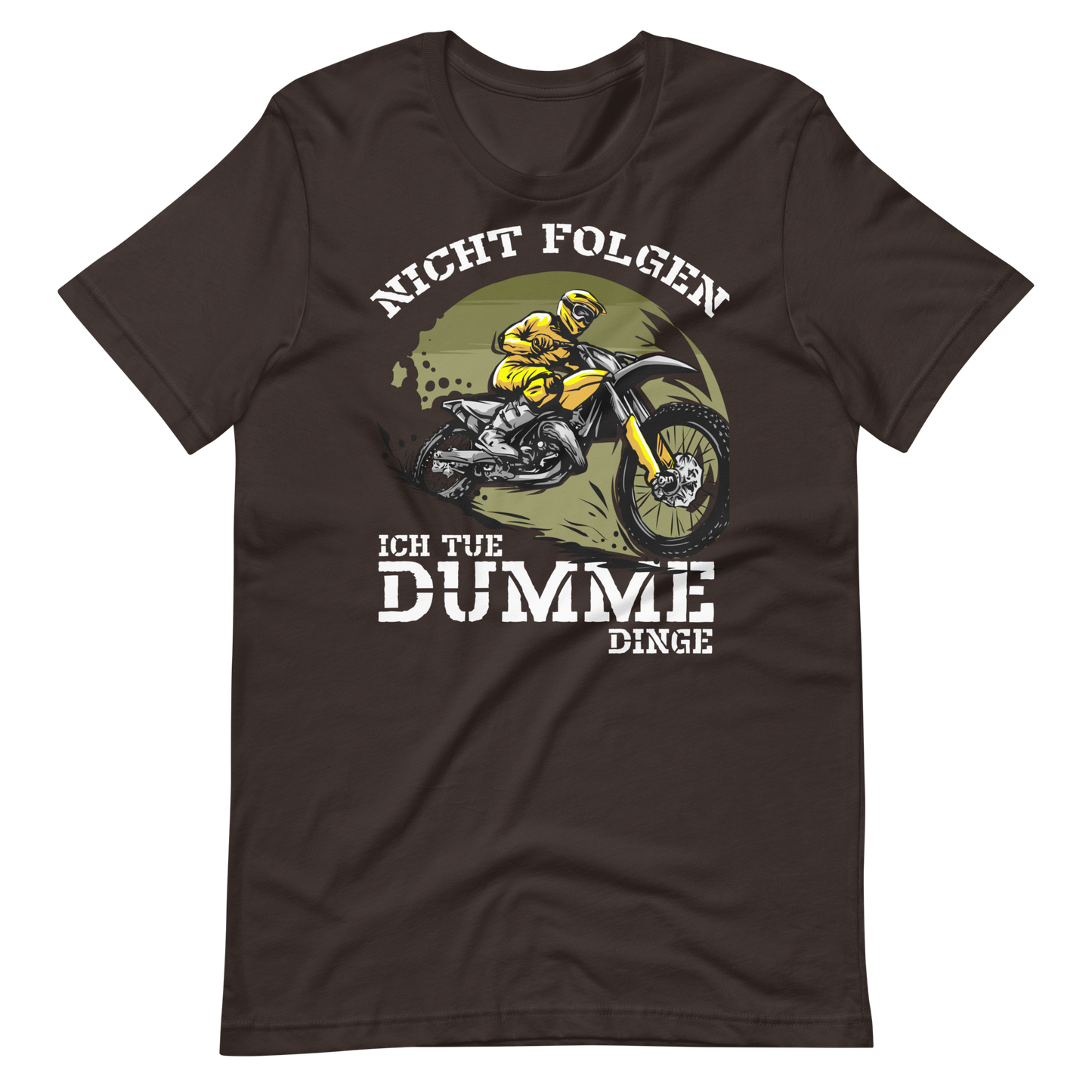 Motocross T-Shirt - Nicht folgen! Dumme Dinge tun!