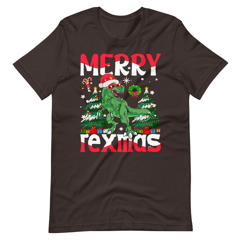 Merry Rexmas Christmas - Dino Weihnachten T-Shirt