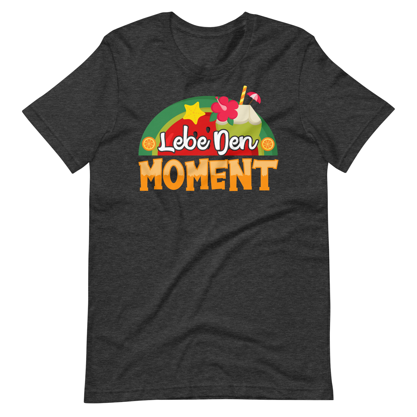 Sommer-T-Shirt "Moment leben!" | Positiver Style