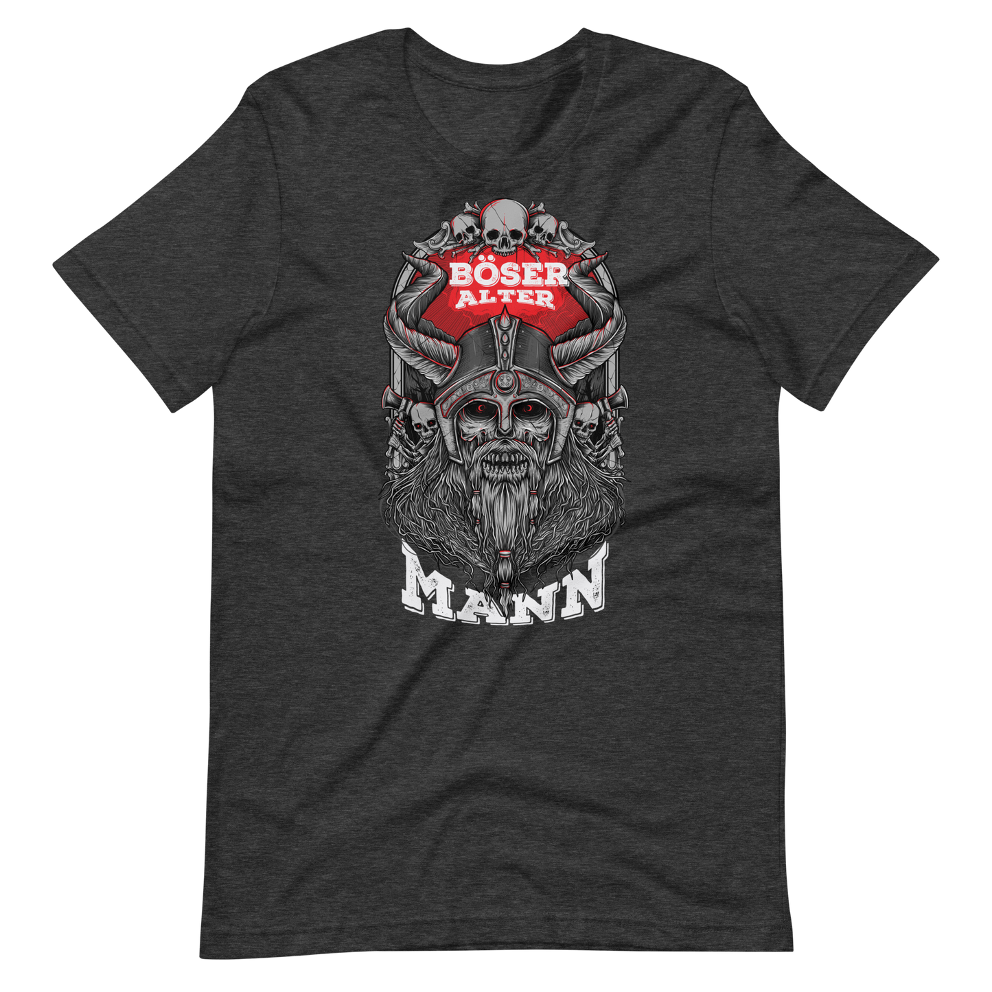 Lustiges T-Shirt "Böser alter Mann! Viking Style!"