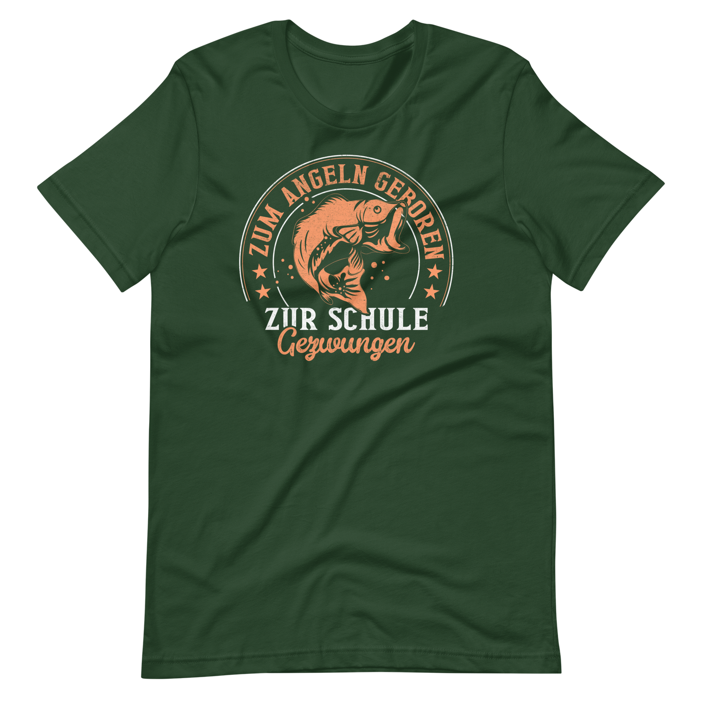 Zum Angeln geboren, zur Schule gezwungen T-Shirt für Angelliebhaber
