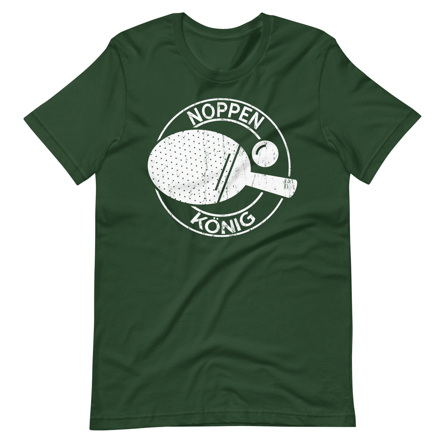 Noppen König T-Shirt - Coole Geschenkidee für Tischtennisfans