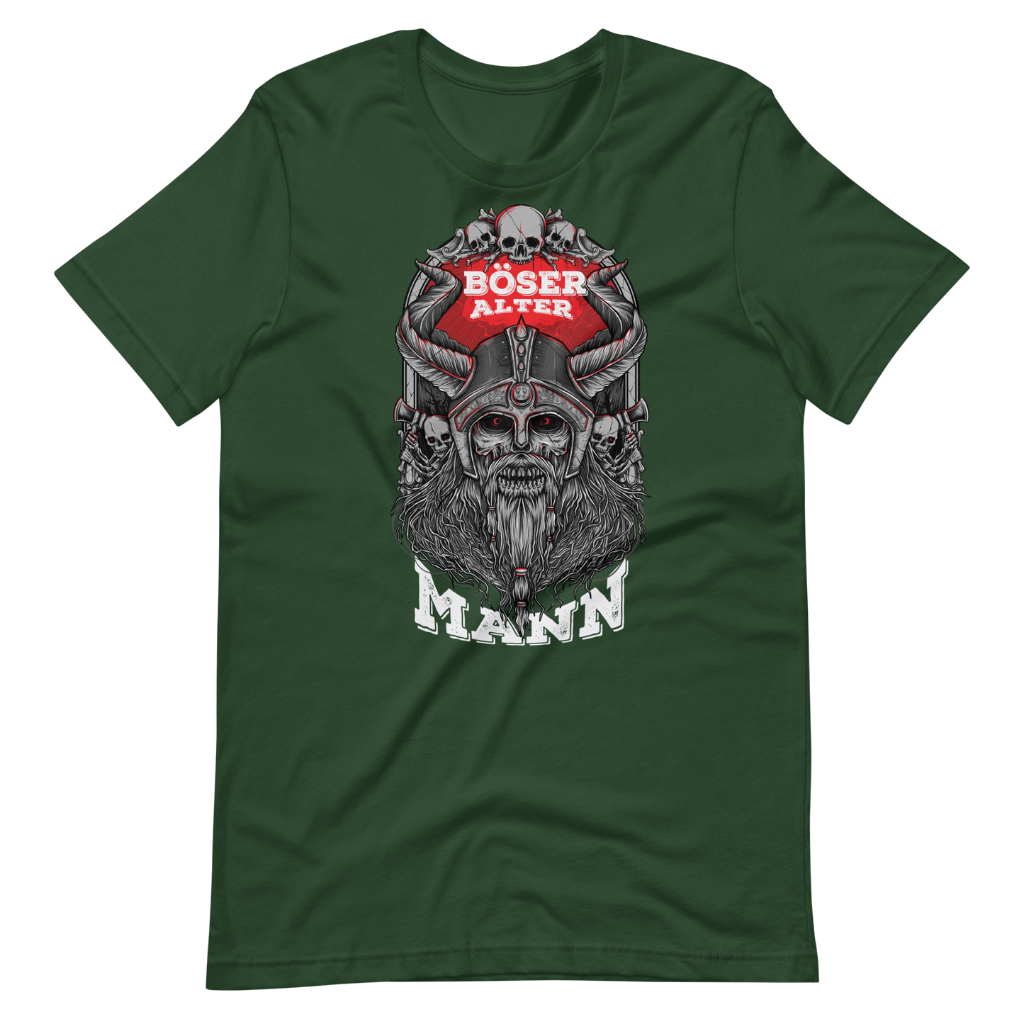 Lustiges T-Shirt "Böser alter Mann! Viking Style!"