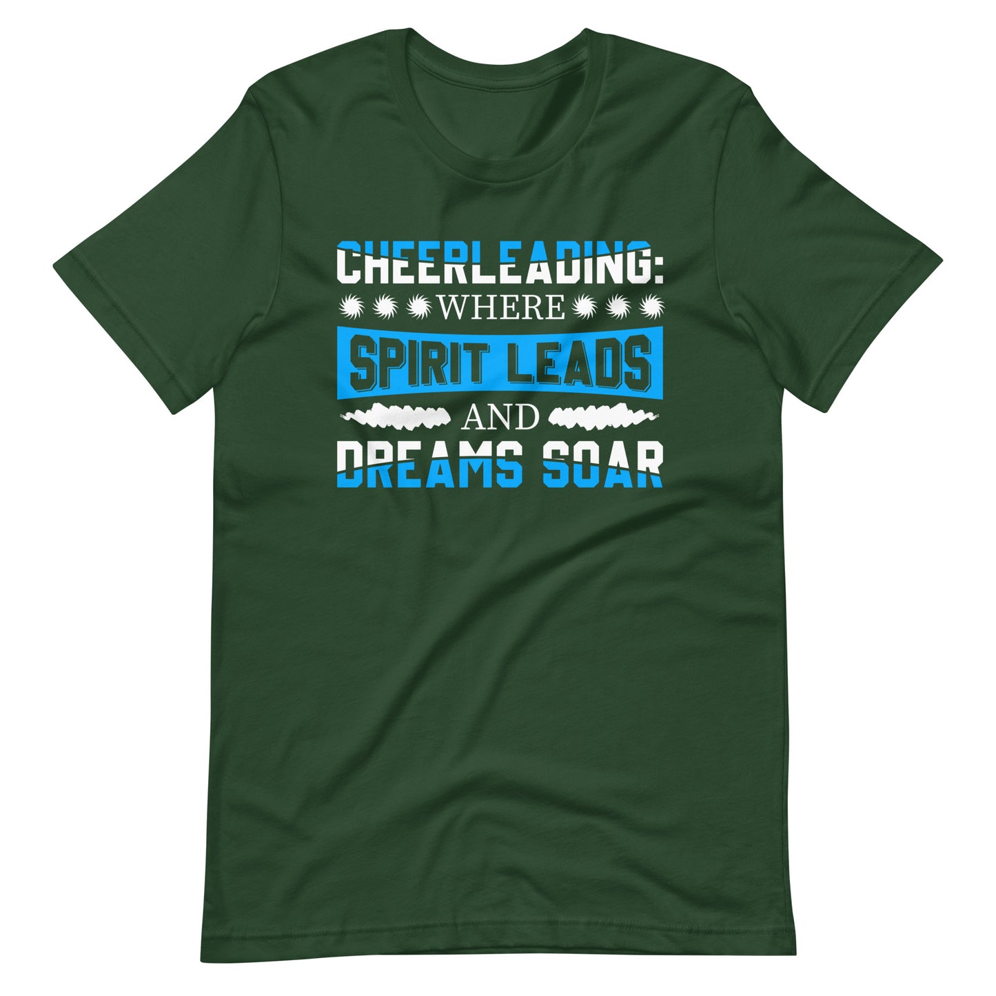 Cheerleading: Wo der Geist führt! Inspirierendes T-Shirt