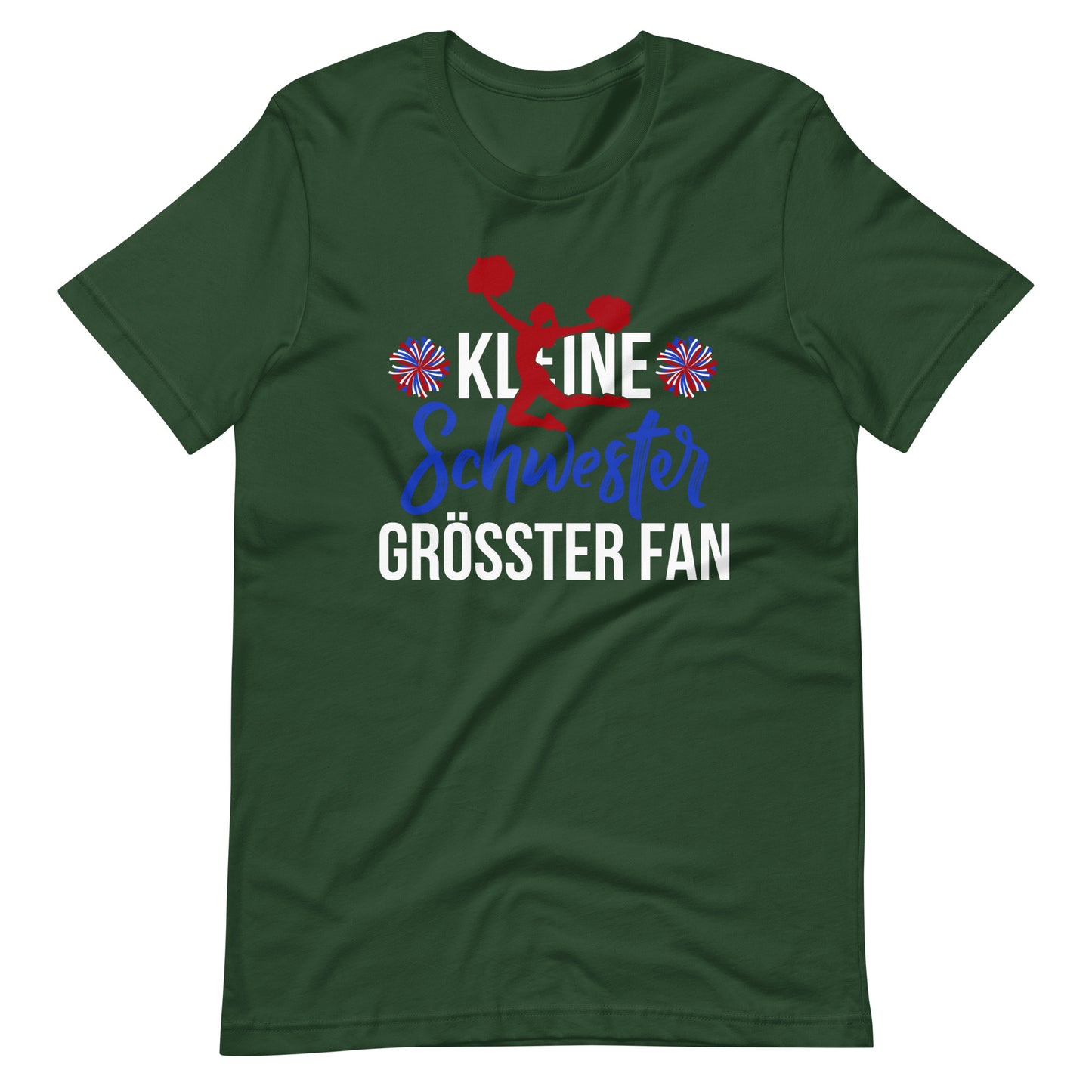 Kleine Schwester, größter Fan - Cheerleading T-Shirt