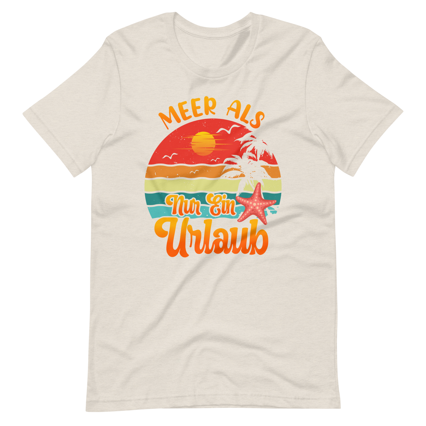 Urlaubs-T-Shirt "MEER als Urlaub!" | Trendiger Style