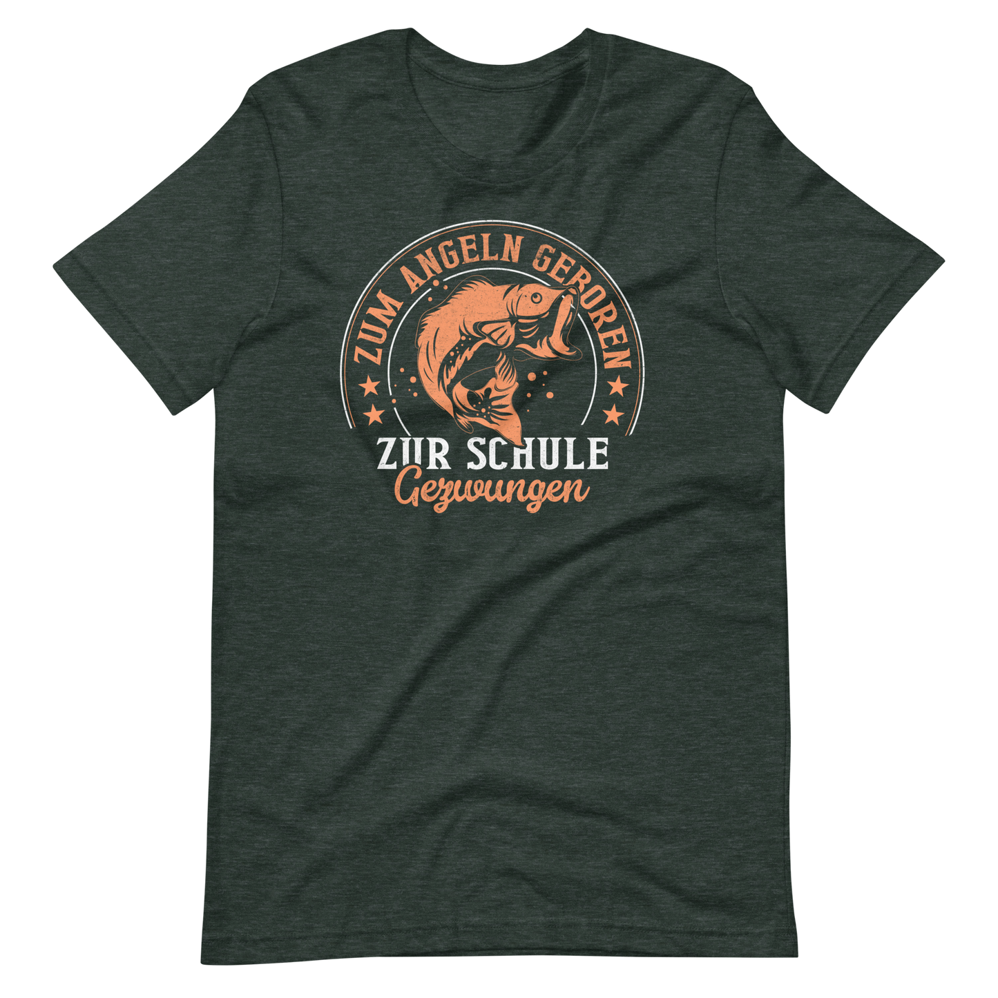Zum Angeln geboren, zur Schule gezwungen T-Shirt für Angelliebhaber
