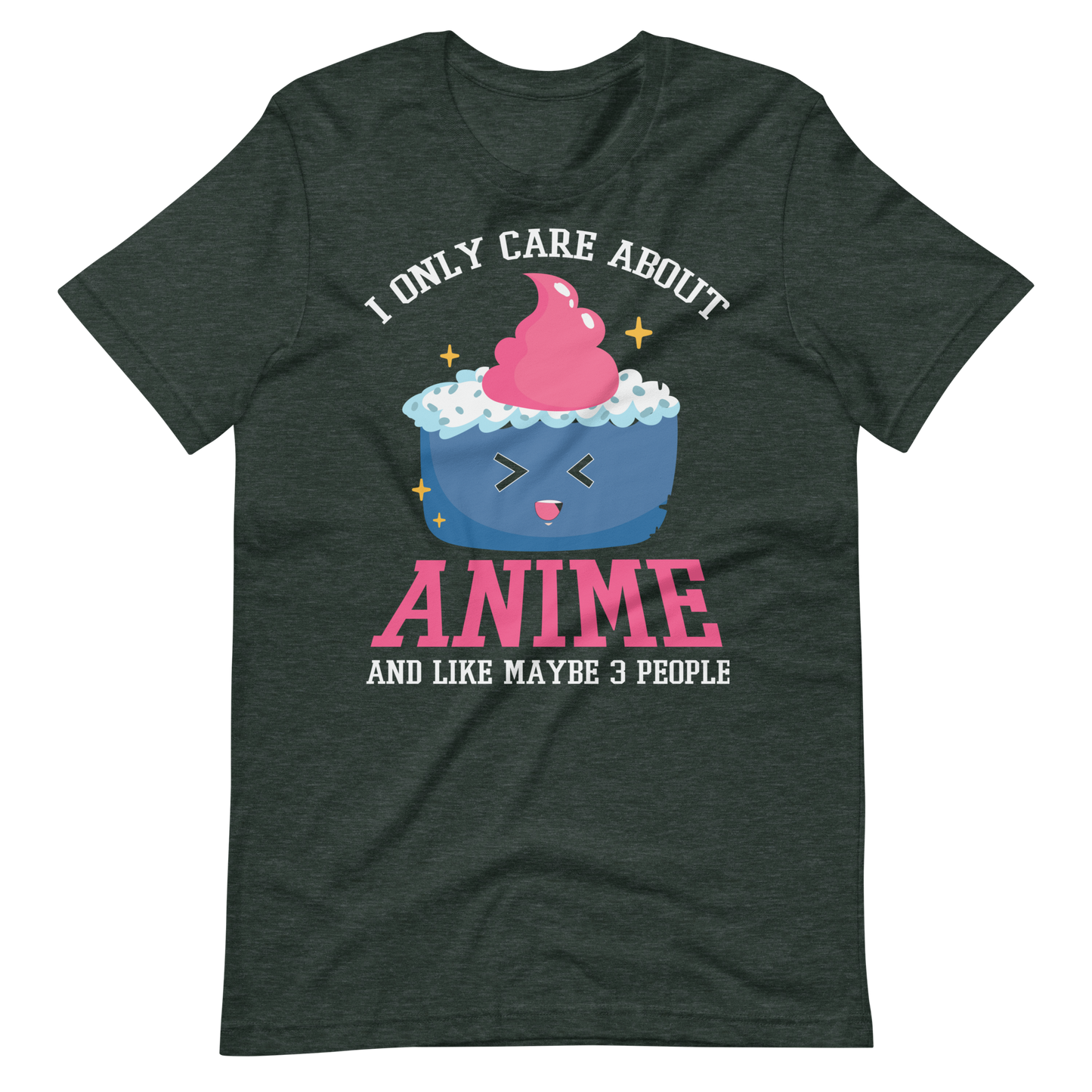 I only care about Anime! T-Shirt für Anime-Fans