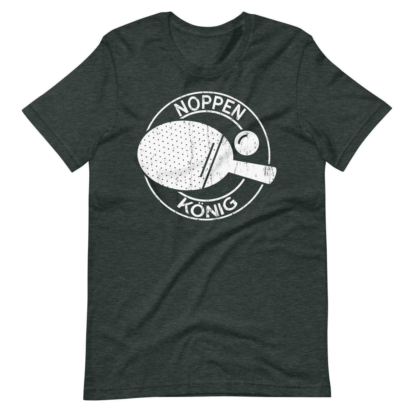 Noppen König T-Shirt - Coole Geschenkidee für Tischtennisfans