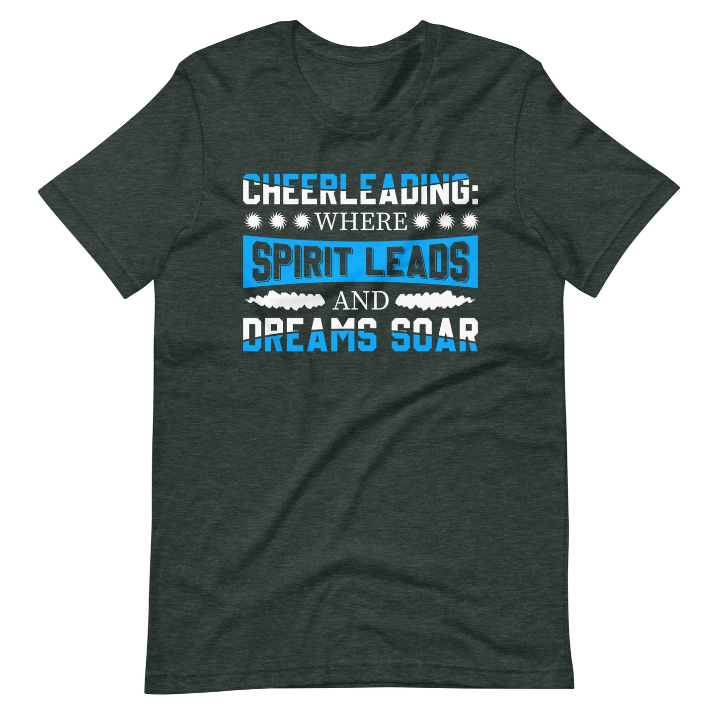 Cheerleading: Wo der Geist führt! Inspirierendes T-Shirt