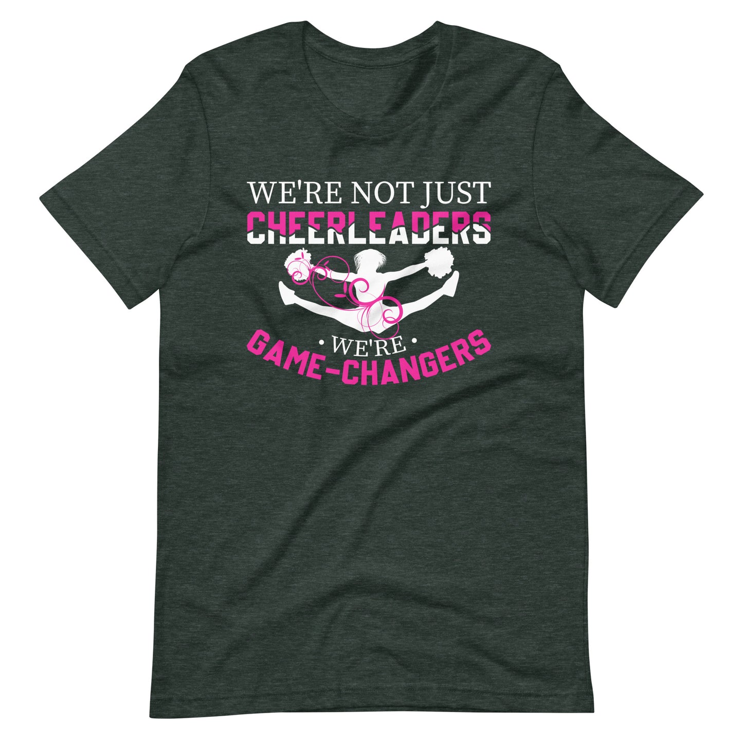 Einzigartiges T-Shirt: Nicht nur CHEERLEADER, sondern Game Changers! Inspirierendes Shirt für Frauen und Männer