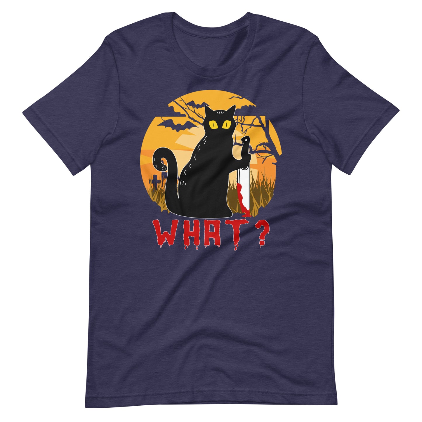 Halloween T-Shirt: WHAT. Katzen Horror - Gruselige Katzenträtsel
