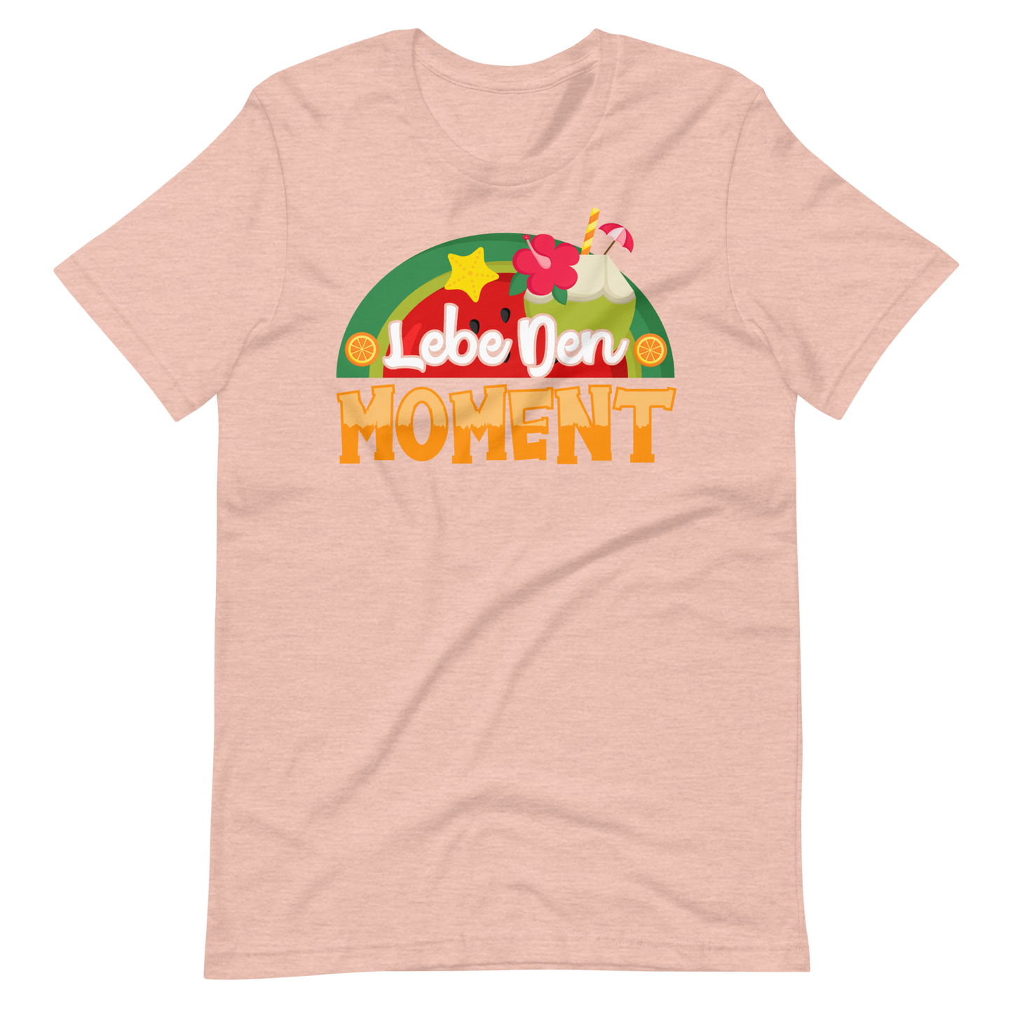 Sommer-T-Shirt "Moment leben!" | Positiver Style