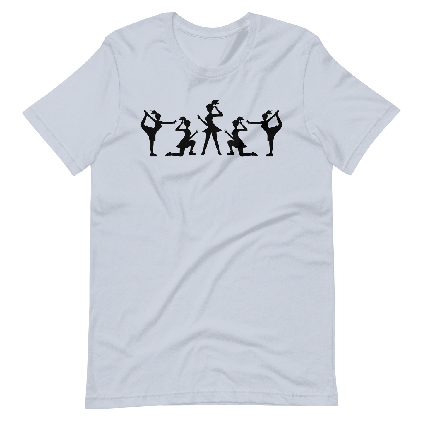 Cheerleading T-Shirt mit Multi-Logo-Design