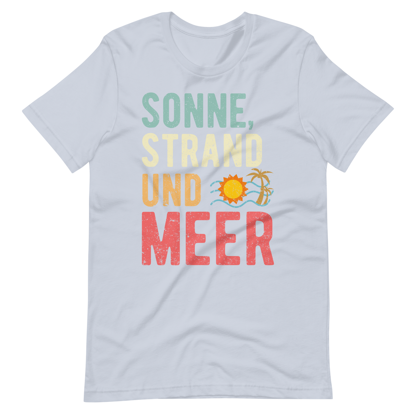 Sommer-T-Shirt "Sonne, Strand und MEER!" | Urlaubsfeeling pur