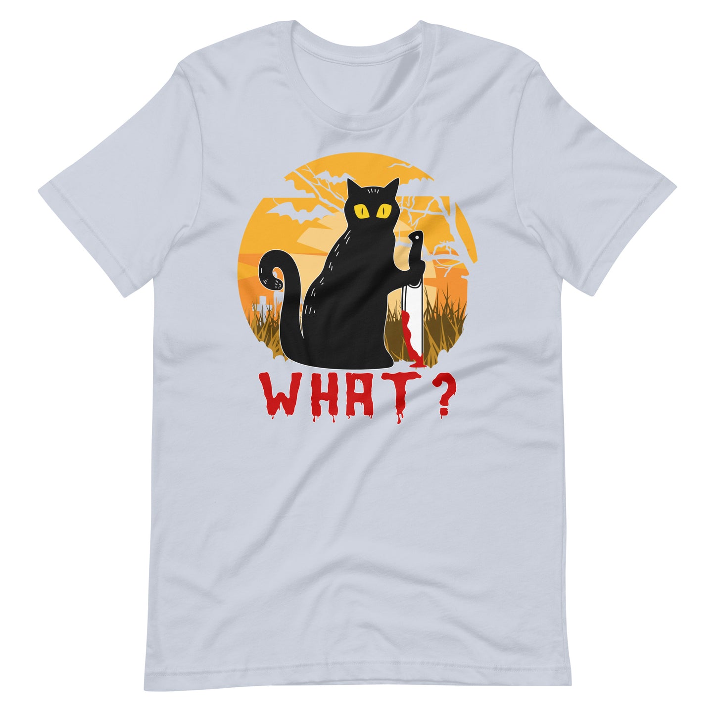 Halloween T-Shirt: WHAT. Katzen Horror - Gruselige Katzenträtsel