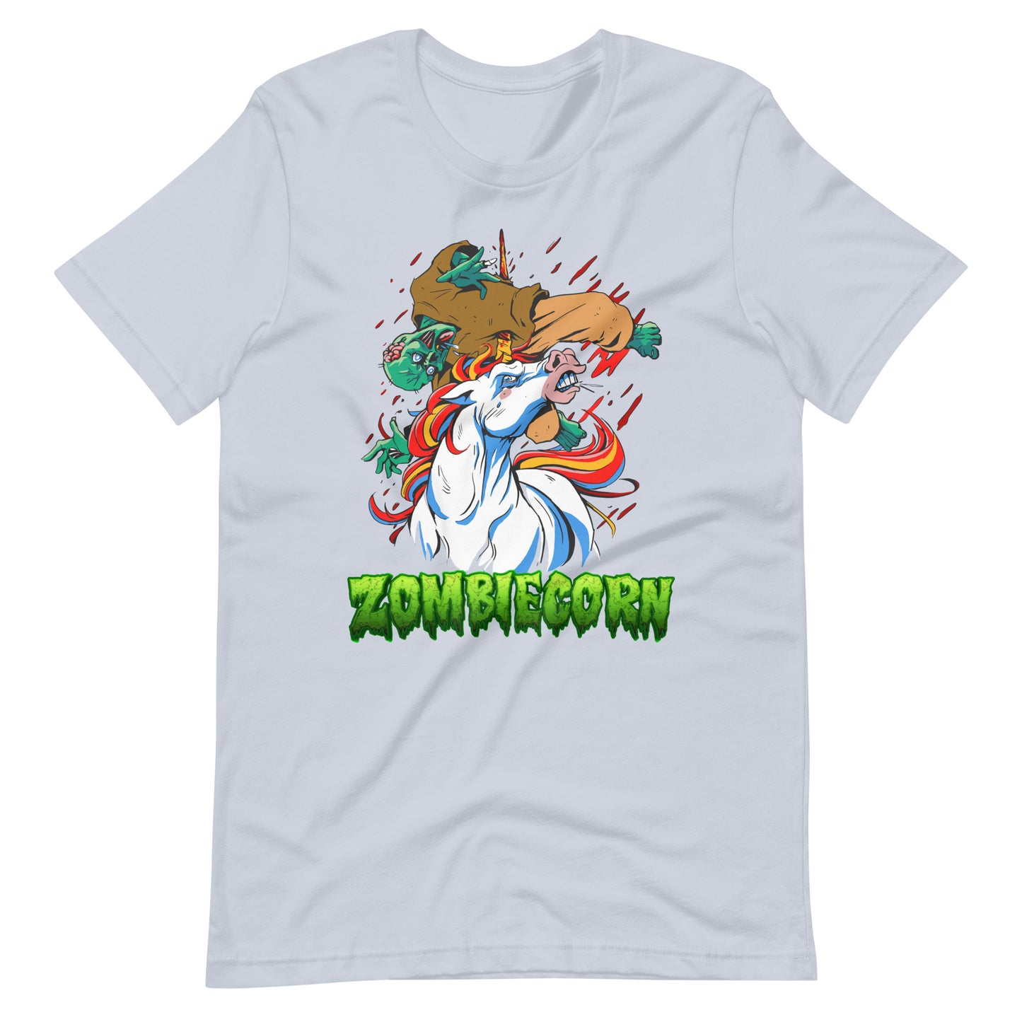 Halloween T-Shirt: Zombiecorn - Lustiges Grusel-Unicorn
