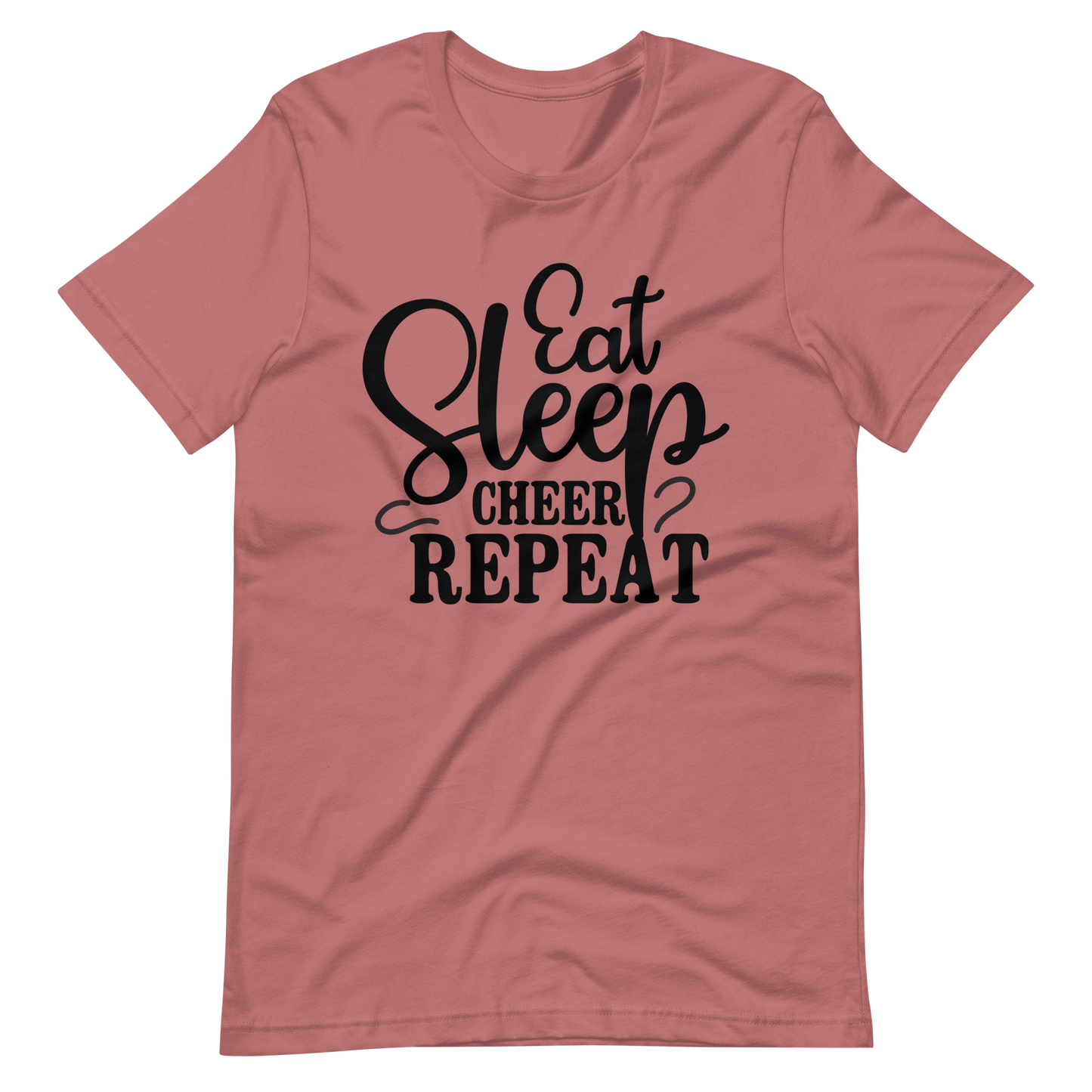 Eat Sleep Cheer Repeat T-Shirt - Lustiges Cheerleading-Shirt