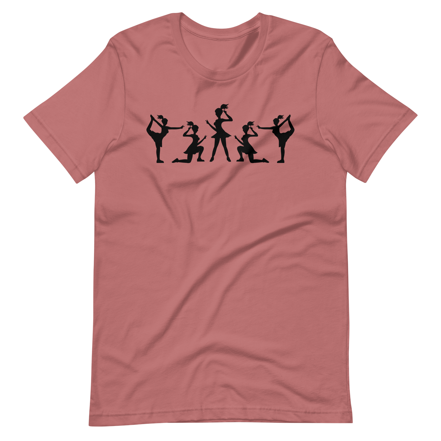 Cheerleading T-Shirt mit Multi-Logo-Design