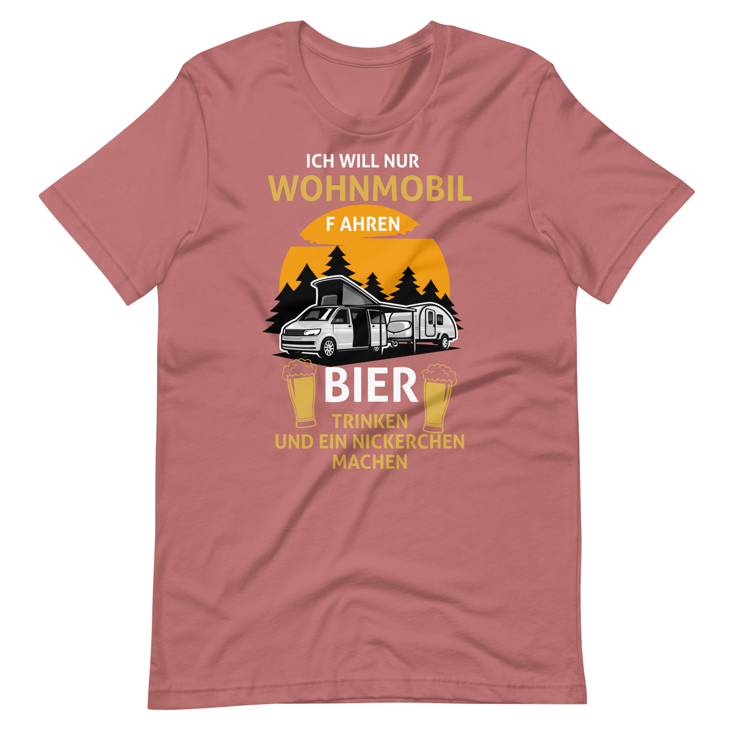 Kaufe jetzt mein T-Shirt "Campen, Bier, Nickerchen!"