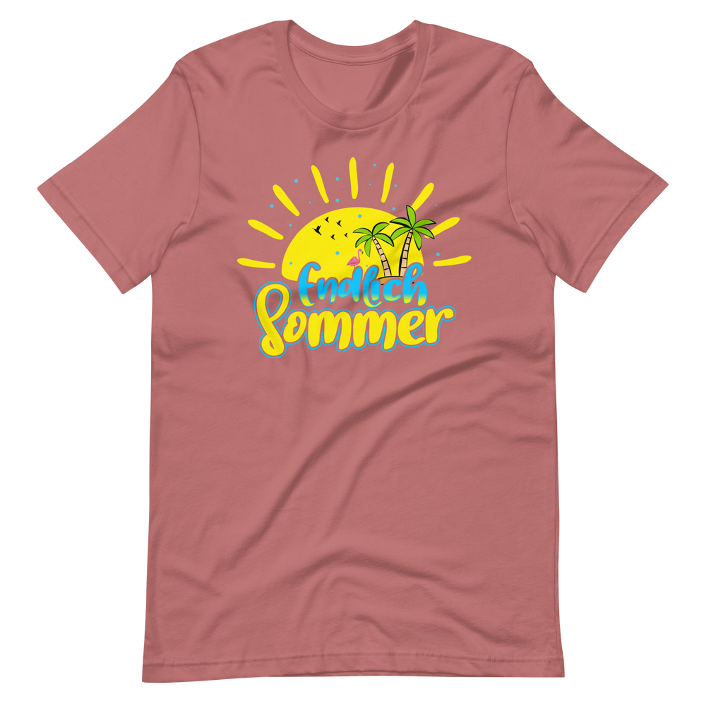 Sommer-T-Shirt "Endlich Sommer! Fun Style!" | Lässiger Look
