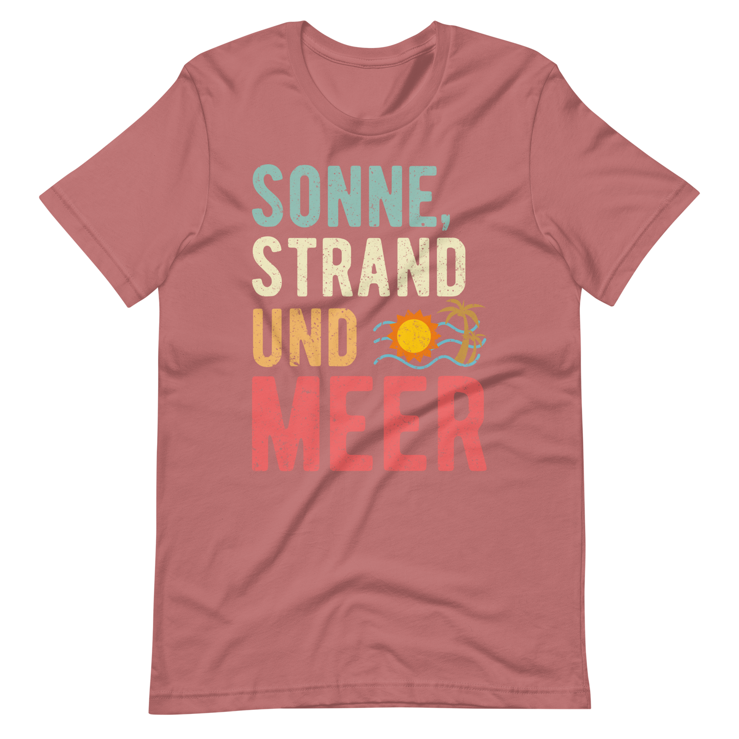 Sommer-T-Shirt "Sonne, Strand und MEER!" | Urlaubsfeeling pur