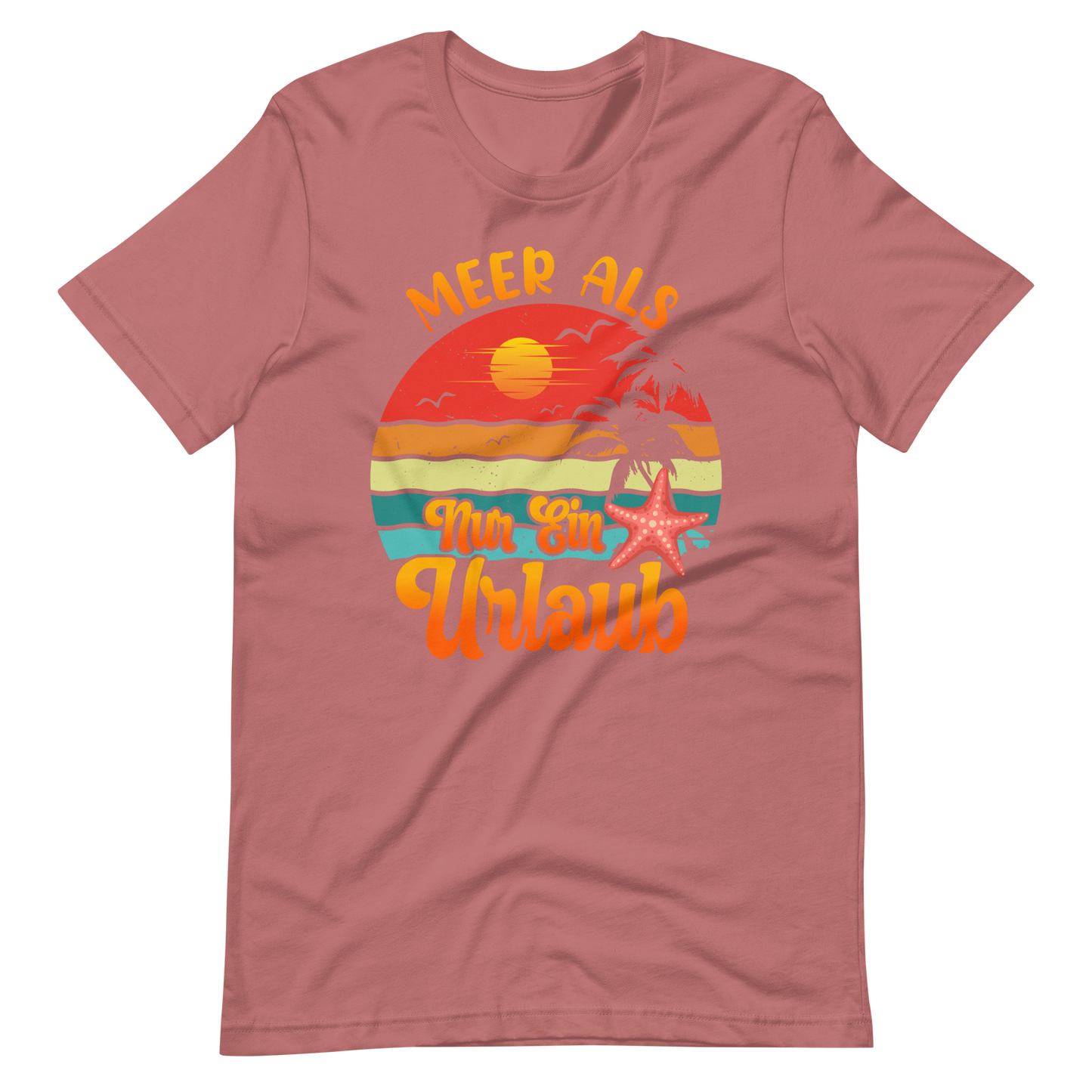 Urlaubs-T-Shirt "MEER als Urlaub!" | Trendiger Style