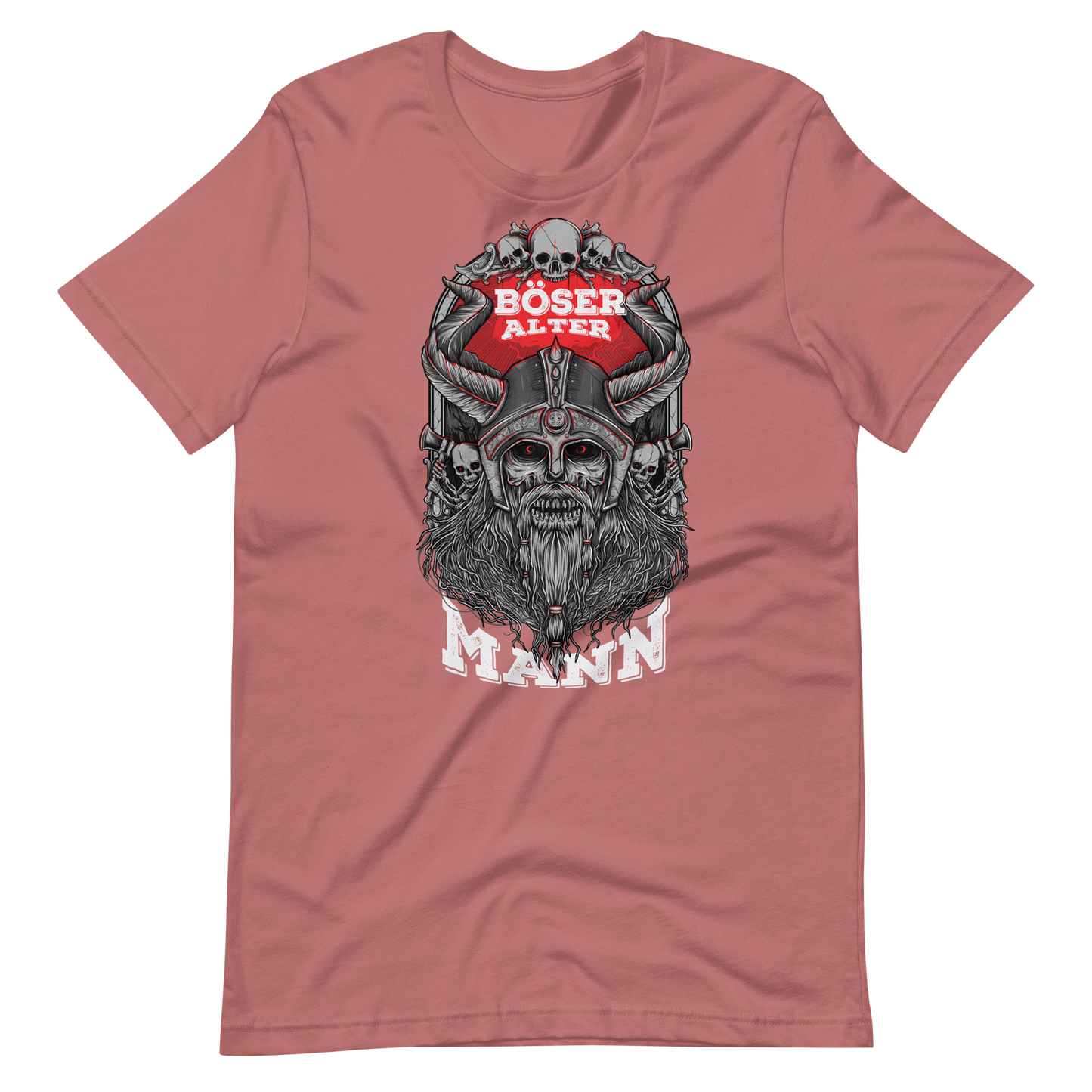 Lustiges T-Shirt "Böser alter Mann! Viking Style!"