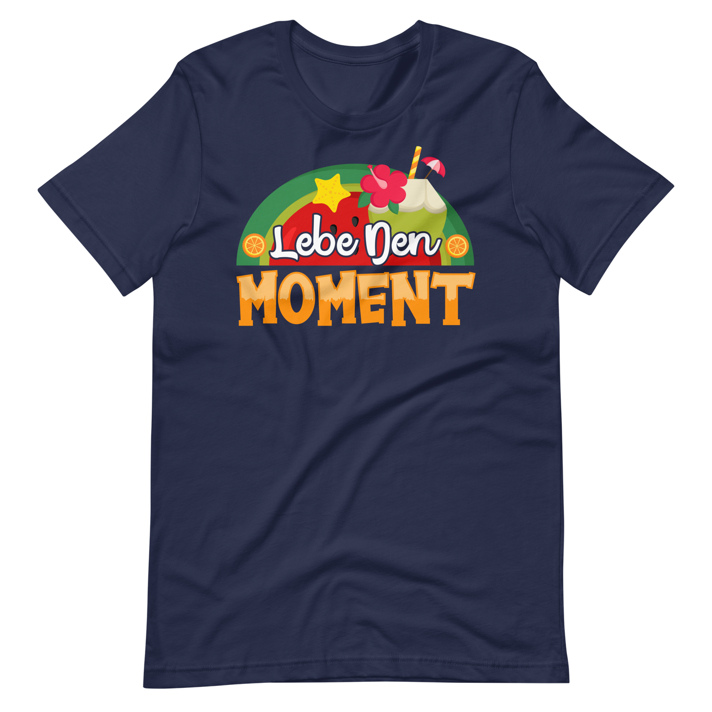 Sommer-T-Shirt "Moment leben!" | Positiver Style
