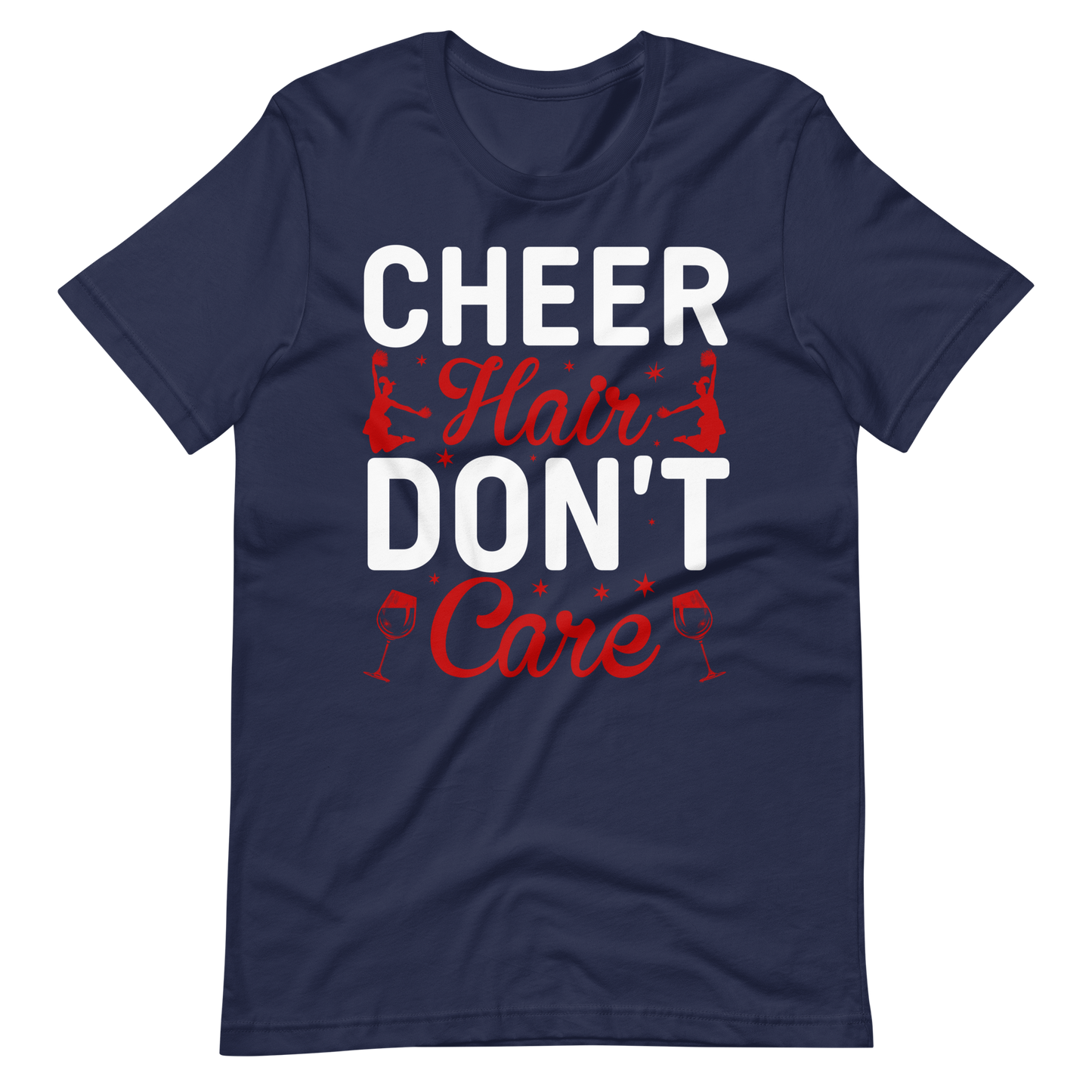 Cheer Hair Don't Care – Tolles Cheerleader Shirt