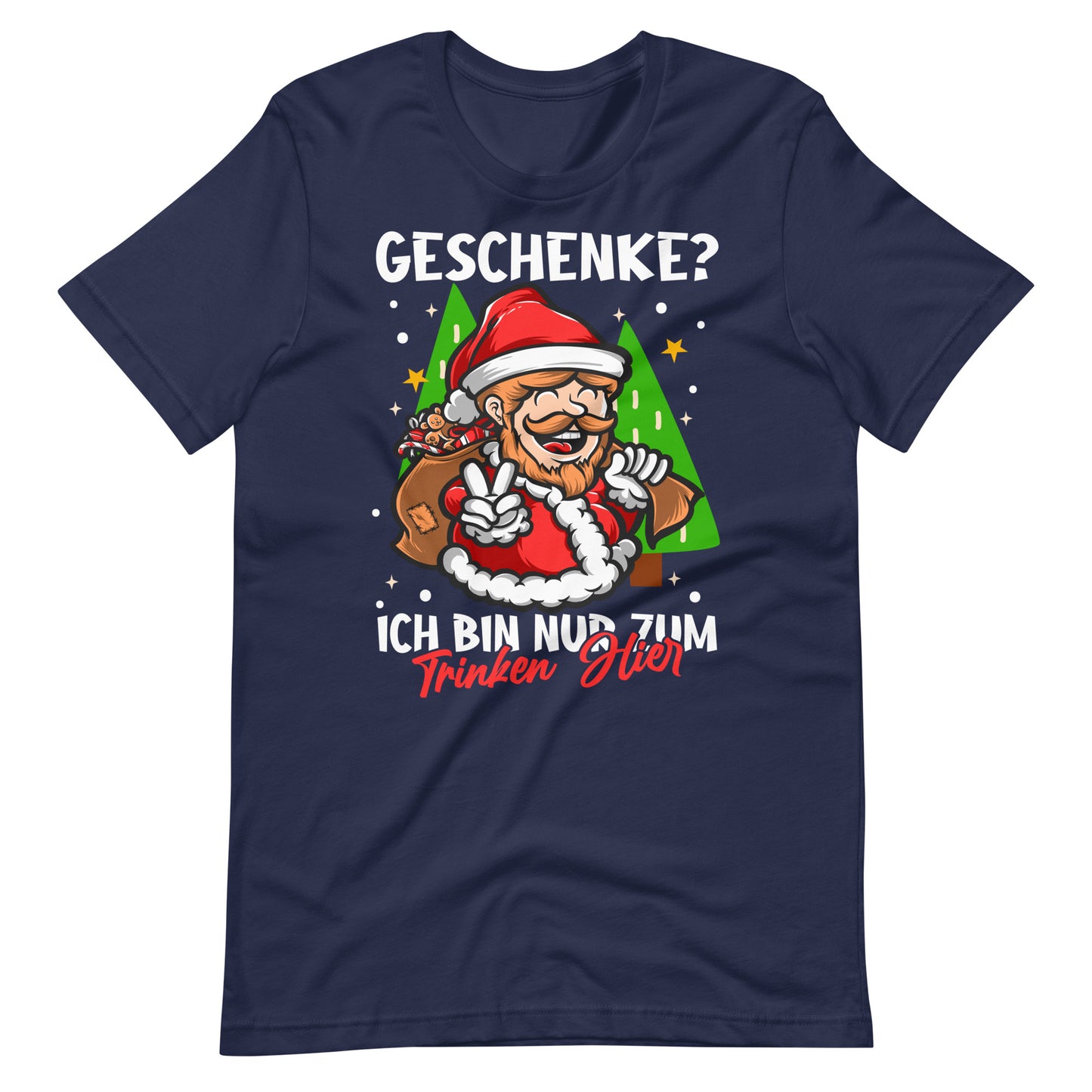 Weihnachten, hier nur zum Trinken! Lustiges Weihnachts-T-Shirt