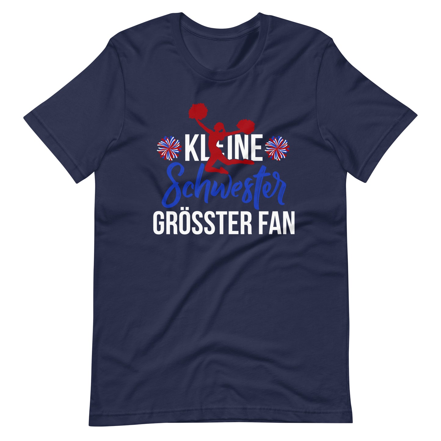 Kleine Schwester, größter Fan - Cheerleading T-Shirt