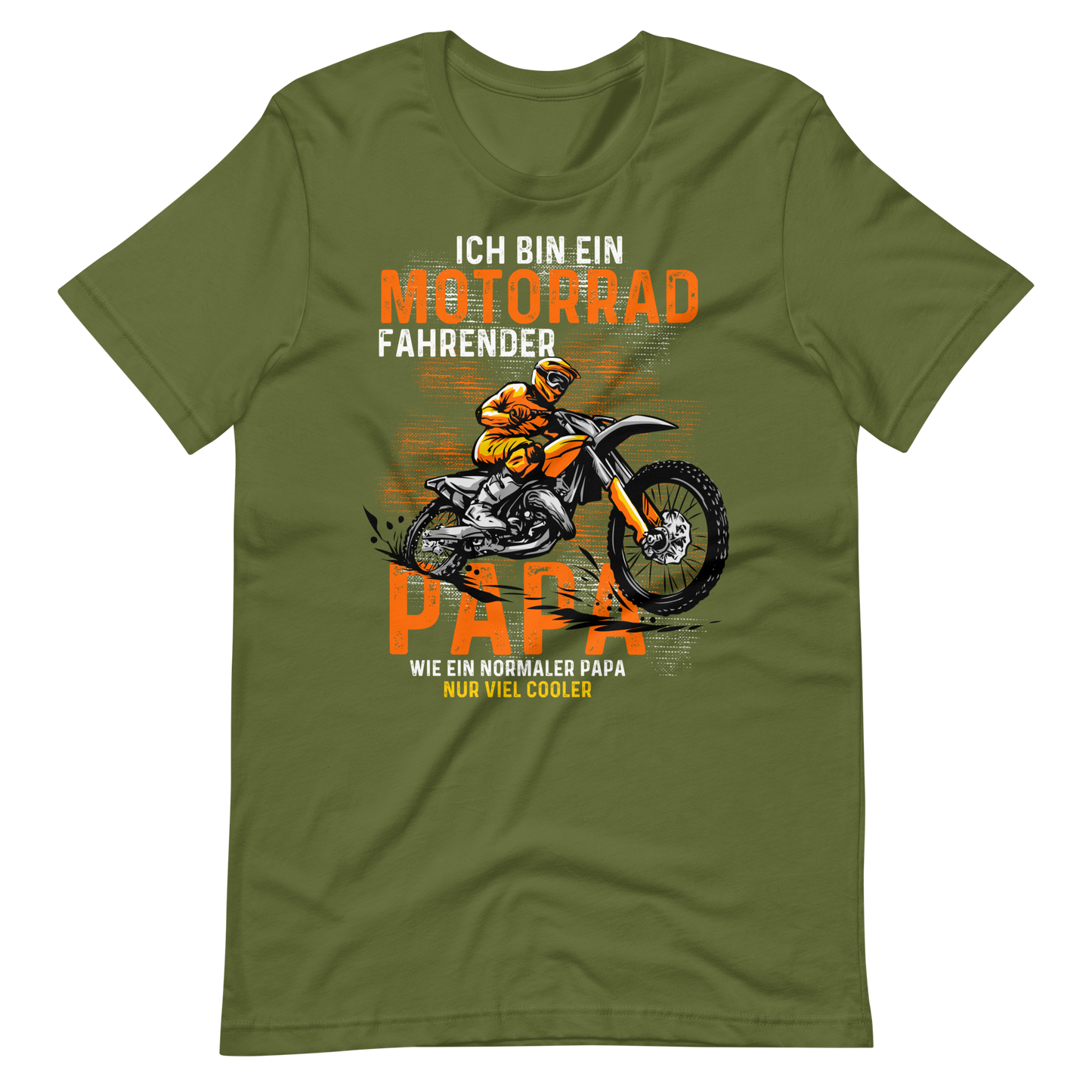 Motocross Papa T-Shirt | Cooler Spruch für Väter | Lustiges Geschenk