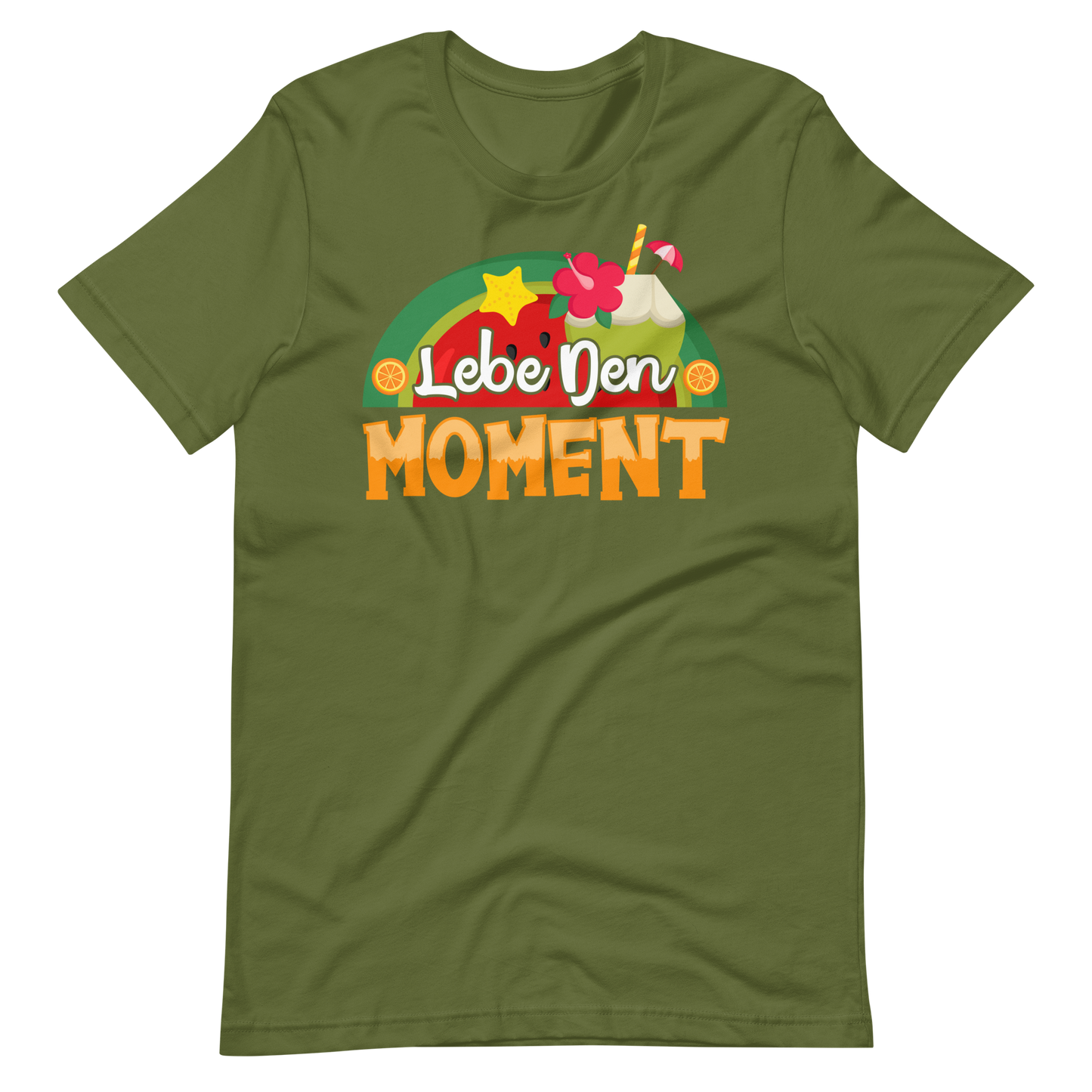 Sommer-T-Shirt "Moment leben!" | Positiver Style