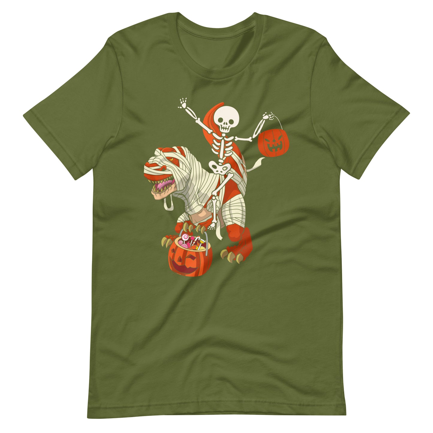 Skull T-Rex - Dino Skelett T-Shirt für einen lustigen Style