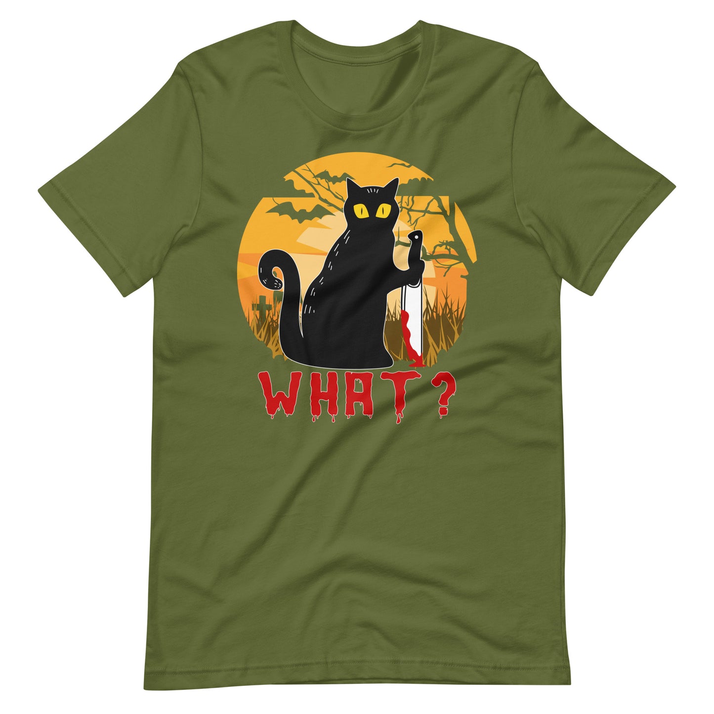 Halloween T-Shirt: WHAT. Katzen Horror - Gruselige Katzenträtsel