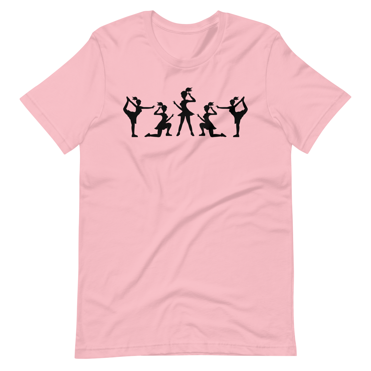 Cheerleading T-Shirt mit Multi-Logo-Design
