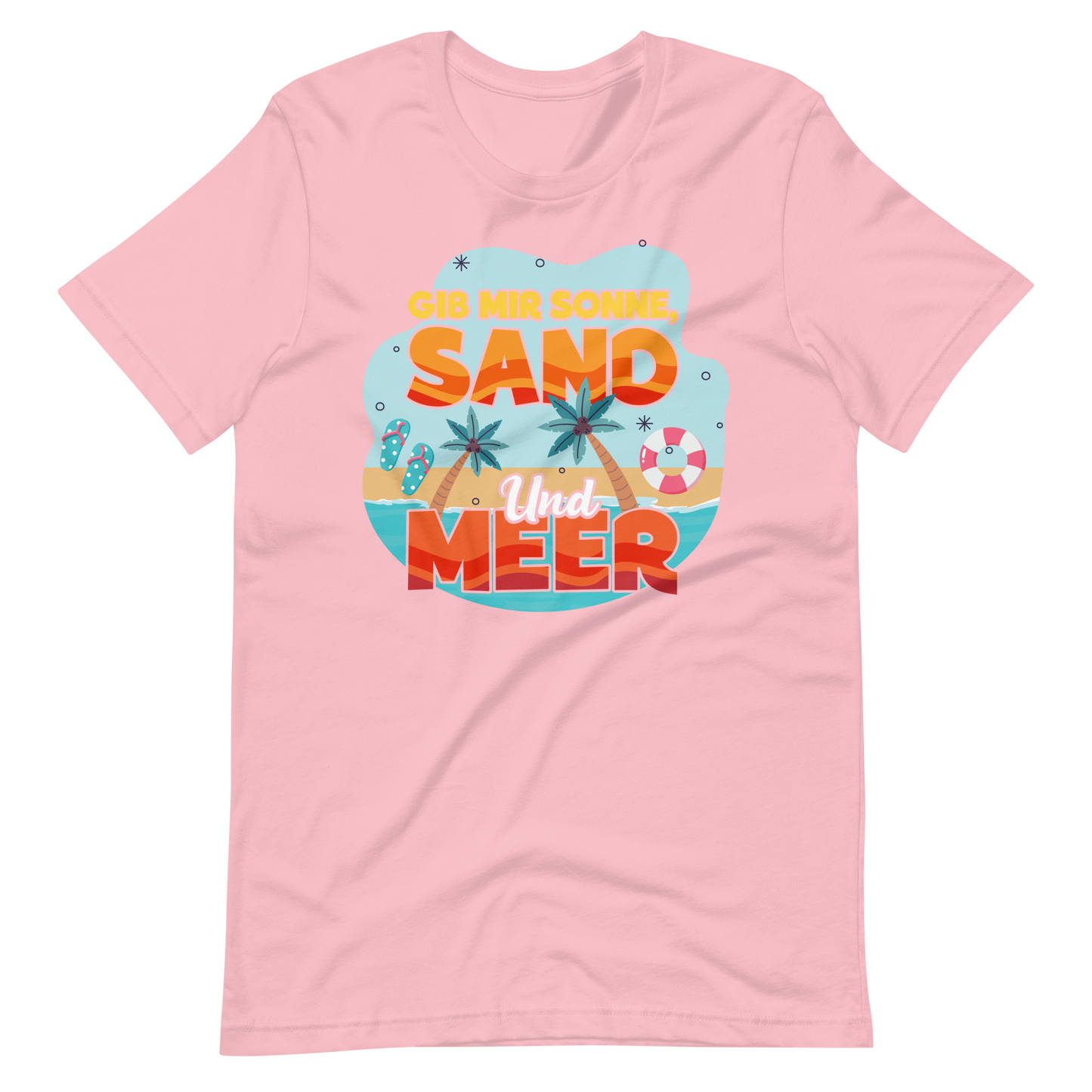 Lustiges T-Shirt "Sonne, Sand, Meer!" für den Sommer | Trendiger Look