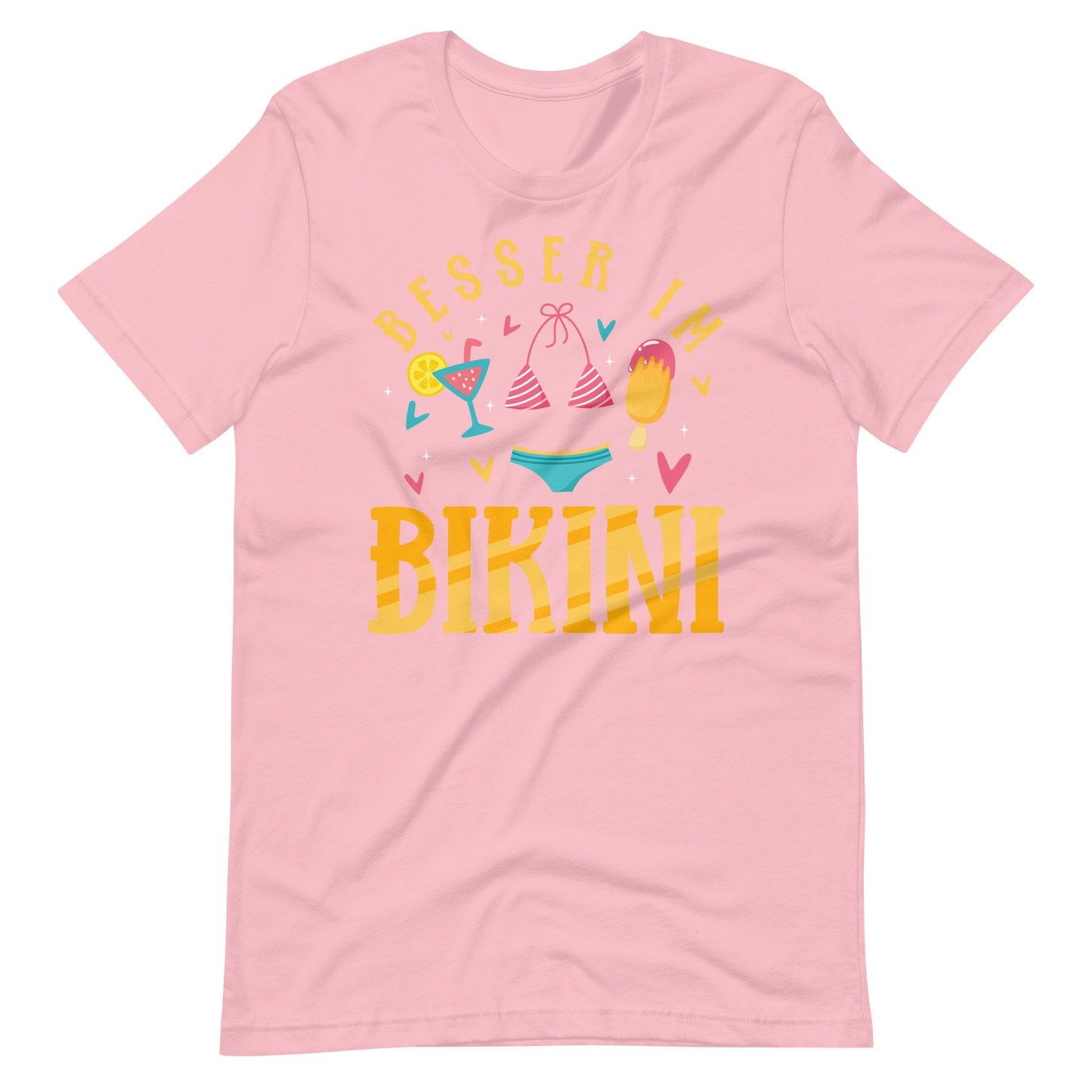 Lustiges T-Shirt "Besser im Bikini!" | Sommerlicher Style