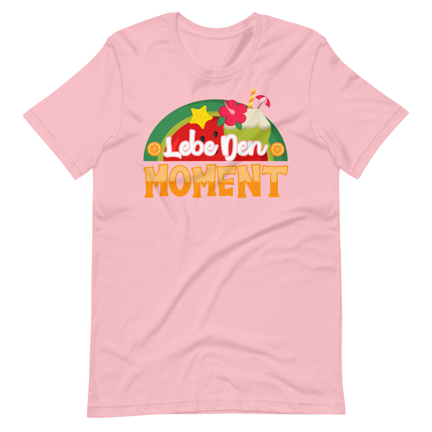 Sommer-T-Shirt "Moment leben!" | Positiver Style
