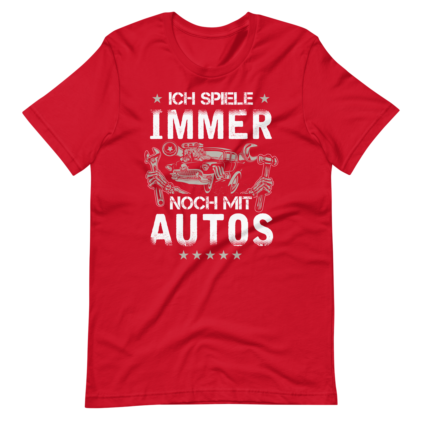 Lustiges T-Shirt - Ich spiele immer noch mit Autos